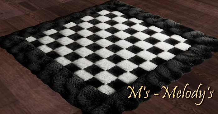 M's - Carpet /rug/ - "Checkerboard"