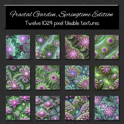 *Wallflowers* Fractal Garden, Springtime Edition