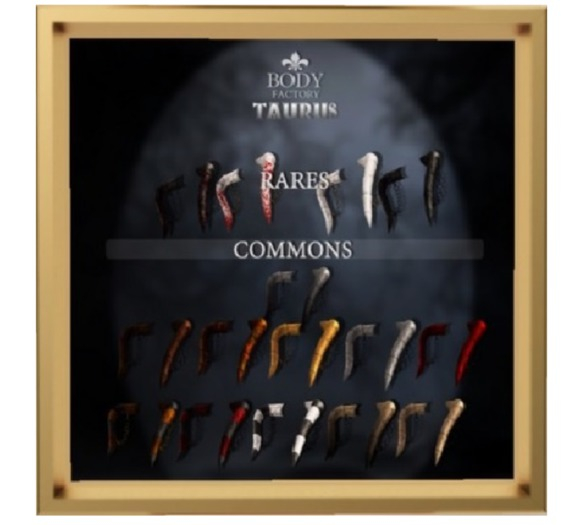 [BODY FACTORY] Taurus Horns (White Blood) RARE