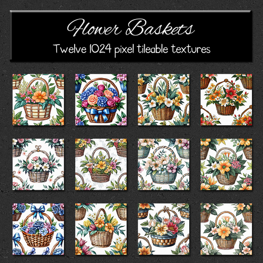 *Wallflowers* Flower Baskets
