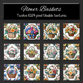 *Wallflowers* Flower Baskets