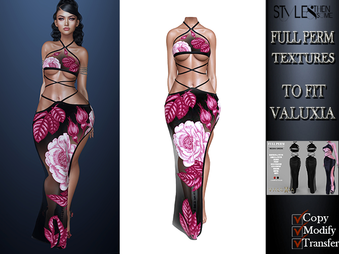 STYLES - VALUXIA[FP] - Regina Dress - TEXTURE FULL PERM-v2