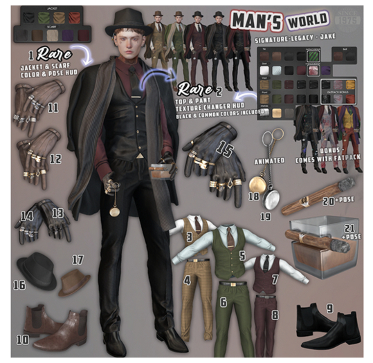 07.[Since1975] Man's World - Top (Merlot)