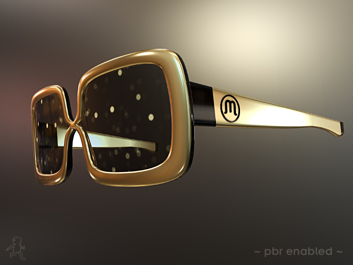 Big Rectangular Glasses Buttlerfly Ed.