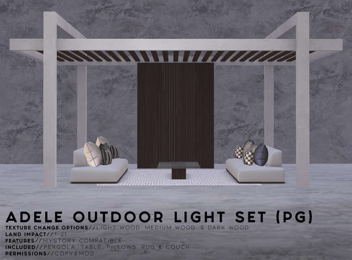 LUX + ASPEN // Adele Outdoor Set PG Light