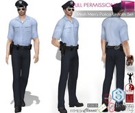 Full Perm Men's Police Uniform for Belleza Jake Signature Gianni Legacy Slink Classic Gamit Onupup Edus Mado