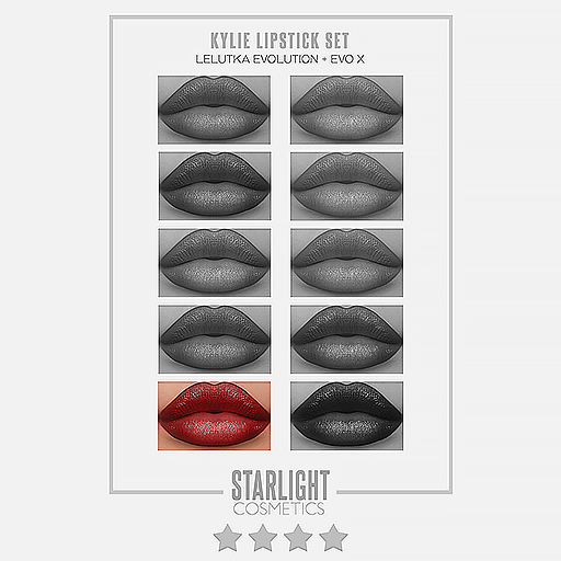 STARLIGHT. - KYLIE LIPSTICK DEMO.