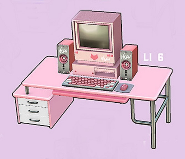 Foxes - Vixen - Gamer Chair - pink