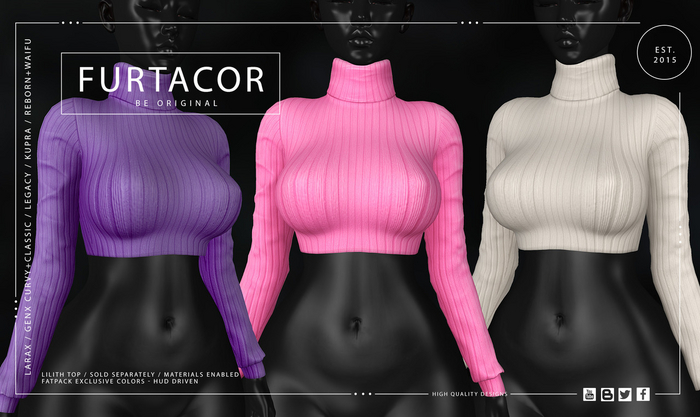 :::FurtaCor:::LILITH TOP:::FATPACK