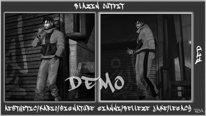 R2A-BLAZIN OUTFIT DEMO