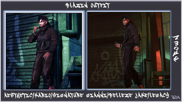 R2A-BLAZIN OUTFIT BROWN