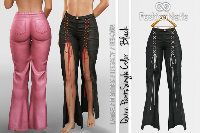 Pants Quinn Black - LaraX, PetiteX, Legacy, Reborn - FashionNatic