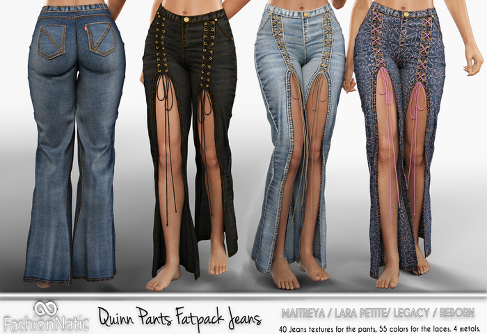 Pants Quinn Fatpack Denim - Jeans - LaraX, PetiteX, Legacy, Reborn - FashionNatic