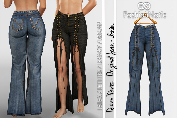 Pants Quinn Original Denim - Jeans - LaraX, PetiteX, Legacy, Reborn - FashionNatic