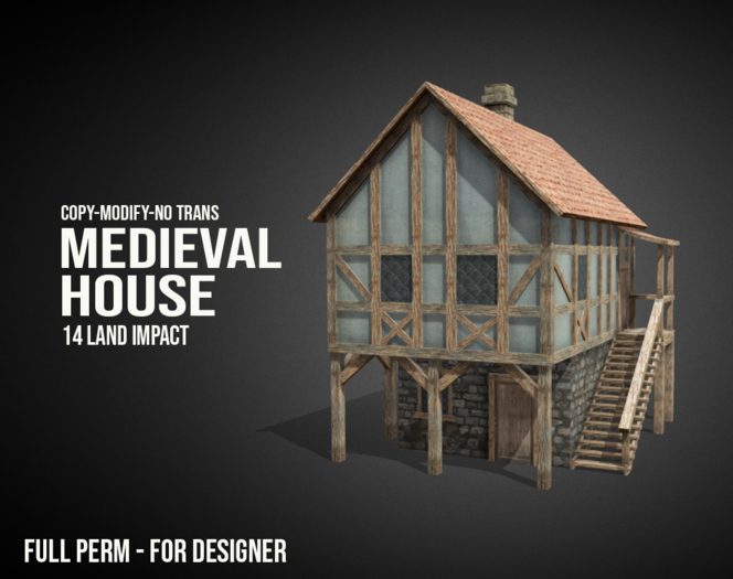 Medieval House Full Perm - For Designer