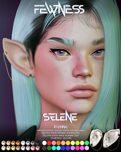 Fewness - Selene Earrings