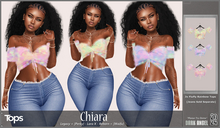 Dark Angel : Chiara Rainbow Tops [Legacy/Perky - Lara X - Reborn/Waifu]