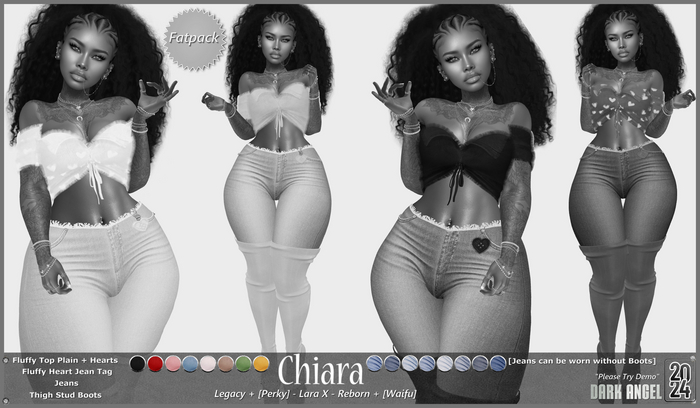 Dark Angel : Chiara Set - Demo [Legacy/Perky - Lara X - Reborn/Waifu]