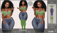 Dark Angel : Chiara Set - Lime [Legacy/Perky - Lara X - Reborn/Waifu]