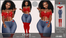 Dark Angel : Chiara Set - Red [Legacy/Perky - Lara X - Reborn/Waifu]