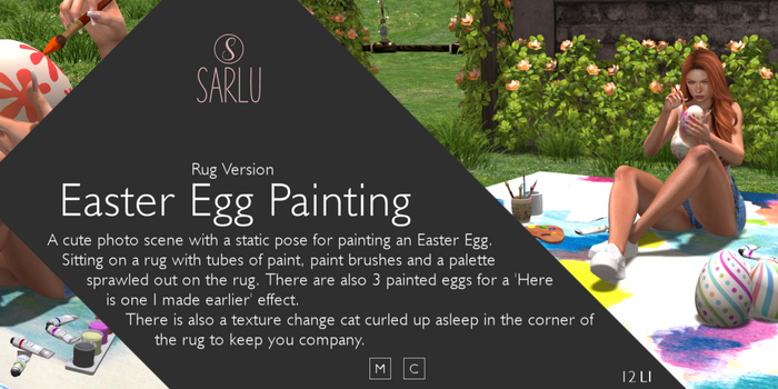 !S! Easter Egg Painting (Rug) 