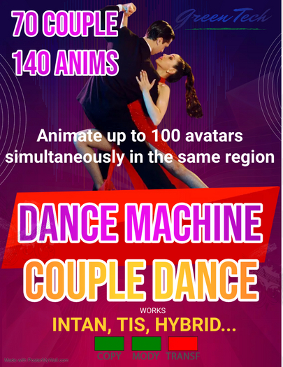 Box-Dance Couple Machine 70 Couple - 140 Anims