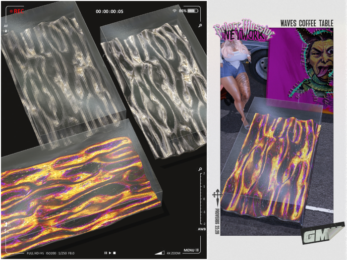 GMN. Waves Coffee Table - Fatpack 