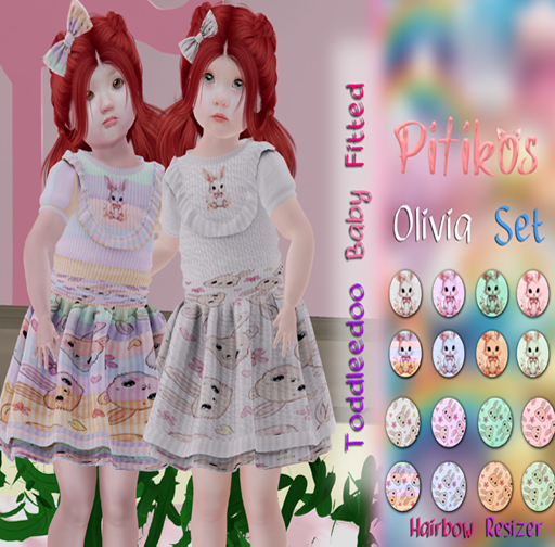 {Pitikos}Olivia Set-Brown{TD Baby Fitted}{AddToUnpack}