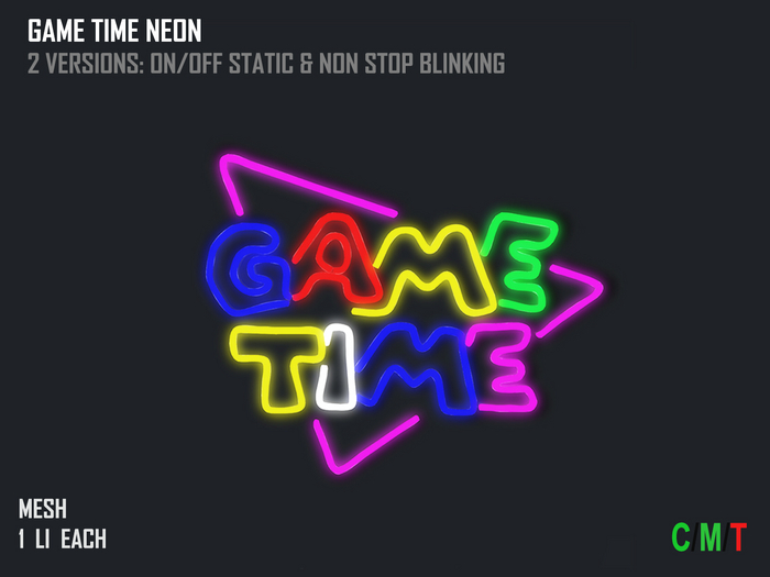 Chibby - Game Time Neon Blinking & Static (Add Me)