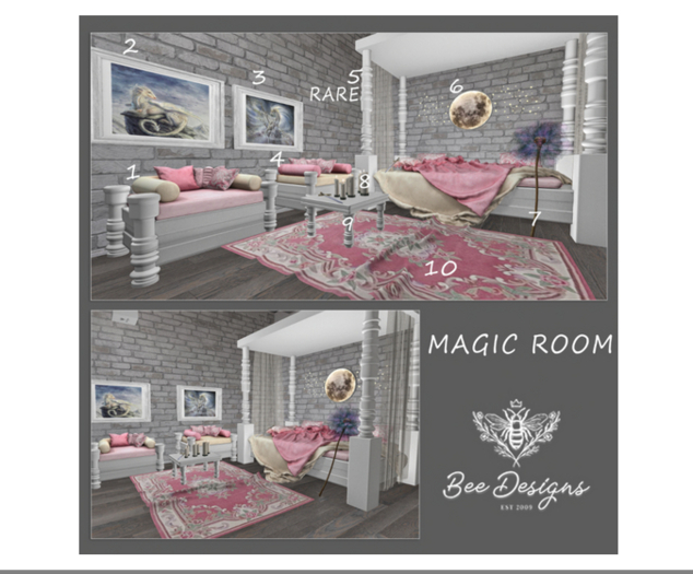 05 Bee Designs Magic room RARE 2