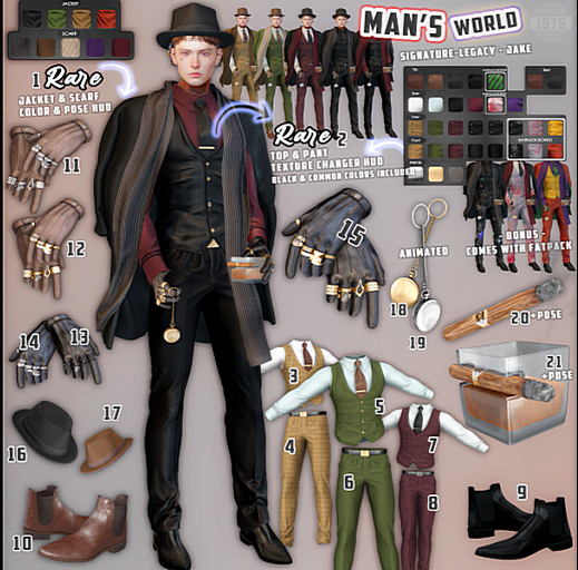 01.[Since1975] Man's World - Jacket RARE