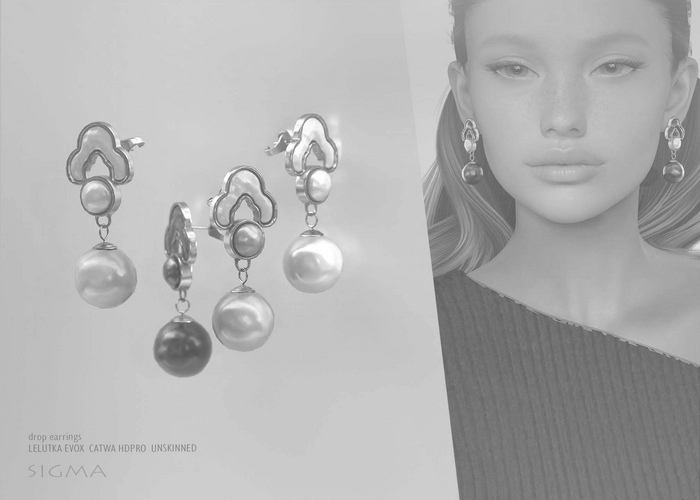 SIGMA Drop earrings DEMO 