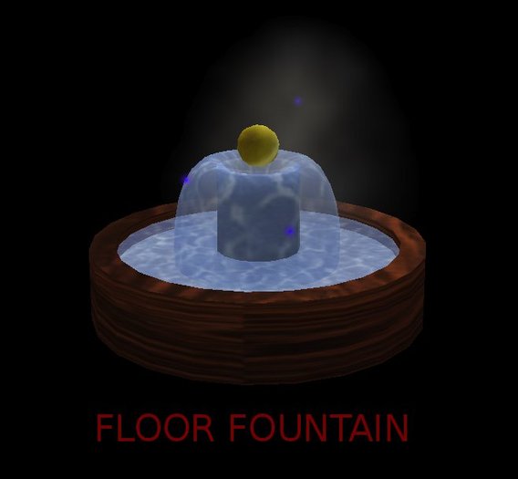 CIRCLE FLOOR FOUNTAIN BOXED