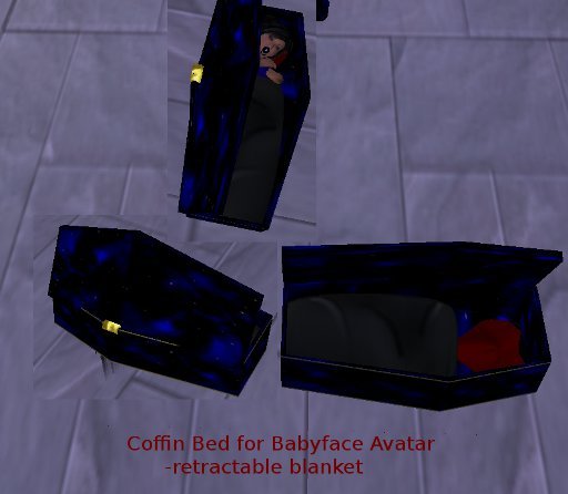 COFFIN BED FOR BABYFACE AVATAR BOXED