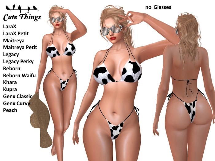 [CT] Micro Bikini Cown - LaraX, Maitreya, Petit, Legacy, Perky, Reborn, Waifu, GenX Classic, GenX Curvy, Peach DEMO