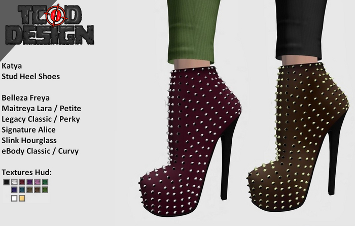 Stud Heel Shoes ~ Katya [ADD ME]...