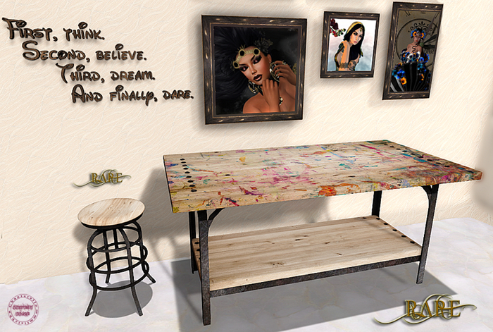 *AF* Art Studio Stool RARE