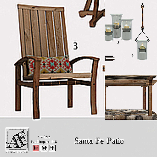 *AF* Santa Fe Patio 03 - Chair