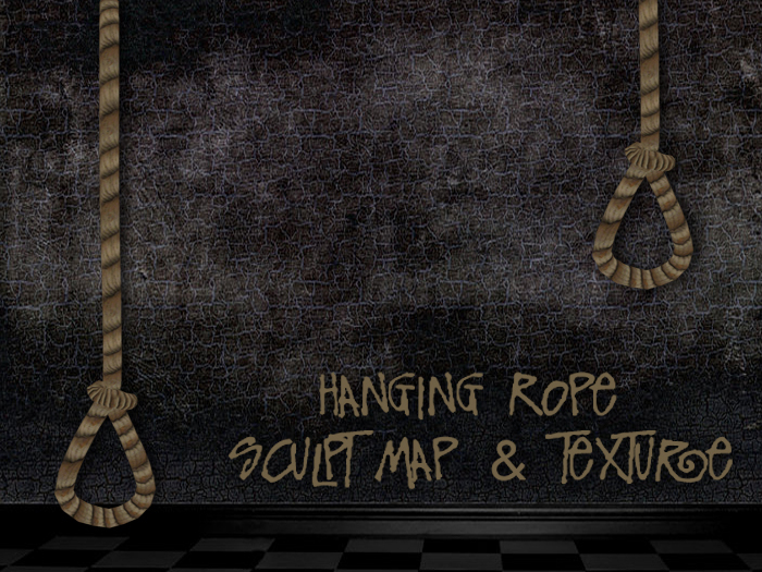 FULL PERM Hanging Rope Sculpt Map & Texture