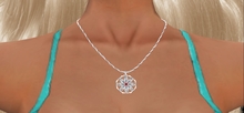 TM Octogon Necklace with TF Diamond Petals - Touch for color-change