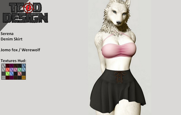 Denim Skirt Jomo ~ Serena  [ADD ME]. DEMO