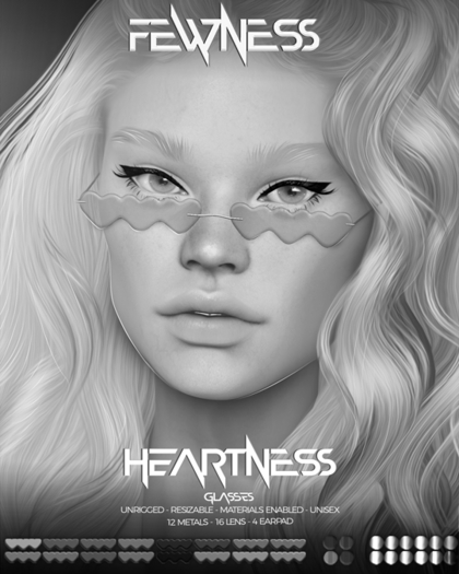 Fewness - Heartness Glasses - DEMO