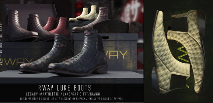 RWAY - Luke Boots Ivory