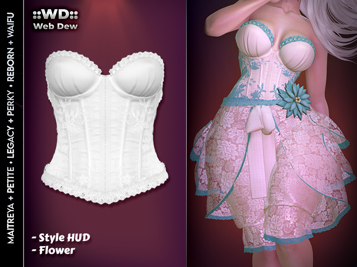 ::WD:: Corset Jackie - White