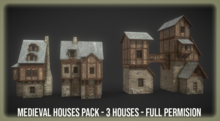 Medieval Houses 3  (Pack) - FULL PERM