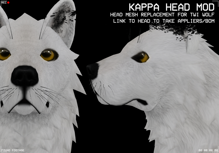 Found Footage - TWI Wolf Headmods - Kappa