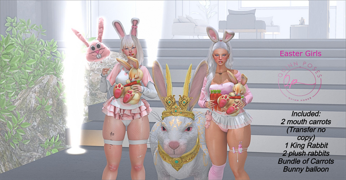 Quinn Poses - Easter Girls