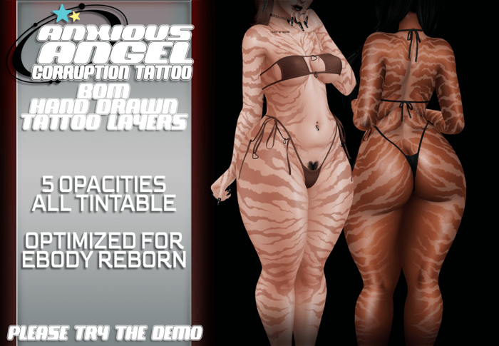 { aa } Corruption Tattoo - BoM Stripes