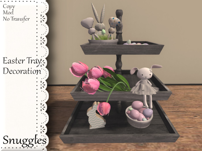 Easter Tray Decoration By Snuggles 