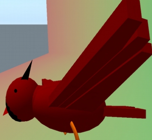 Riki-Cardinal Bird Flying